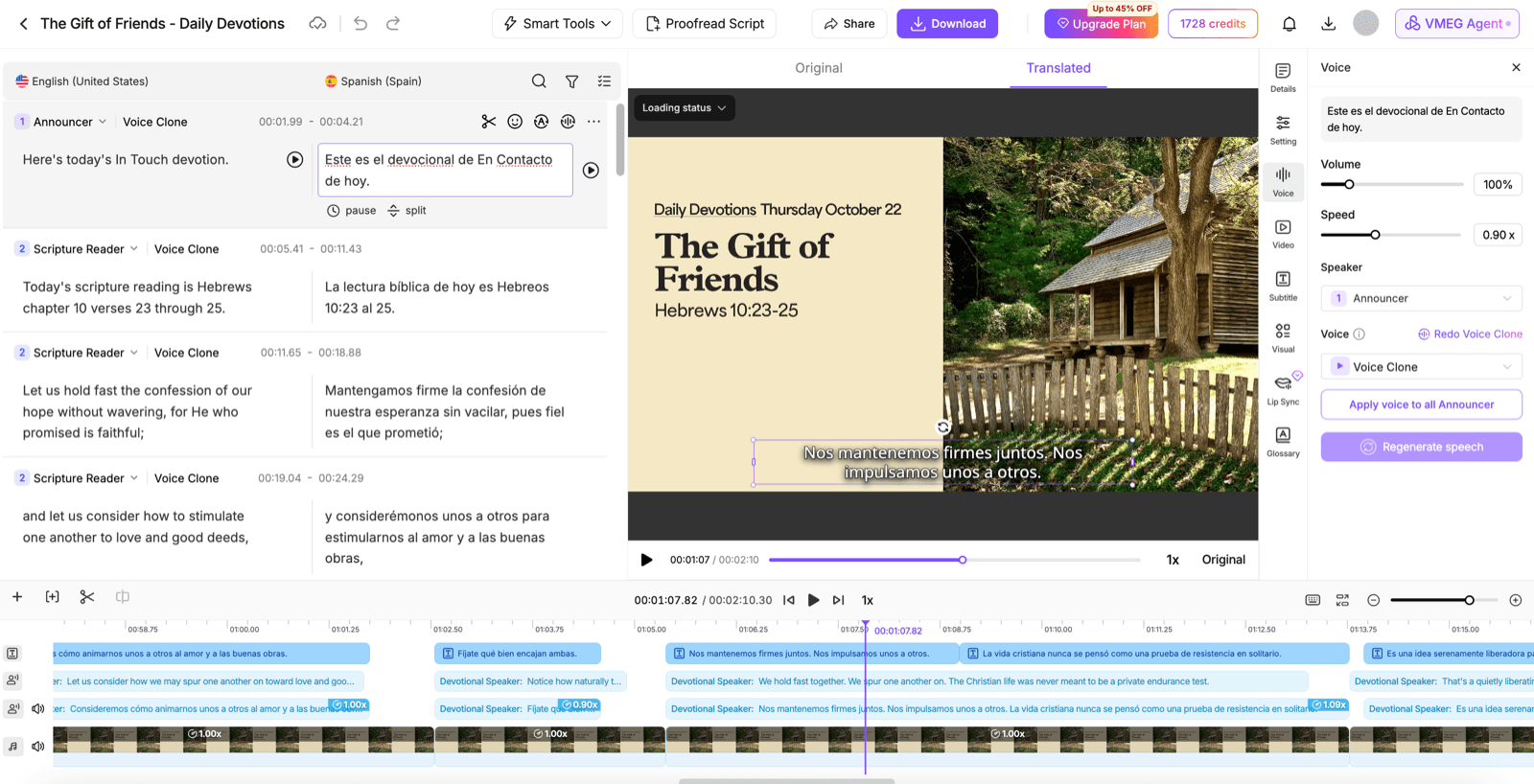 Best AI Sermon Translation Tools: Dubbing, Subtitles & Live Translation Compared — illustration 2