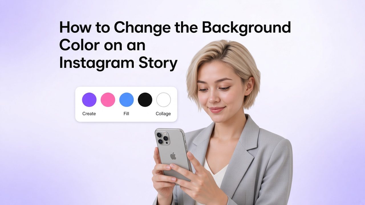 How to Change the Background Color on an Instagram Story
