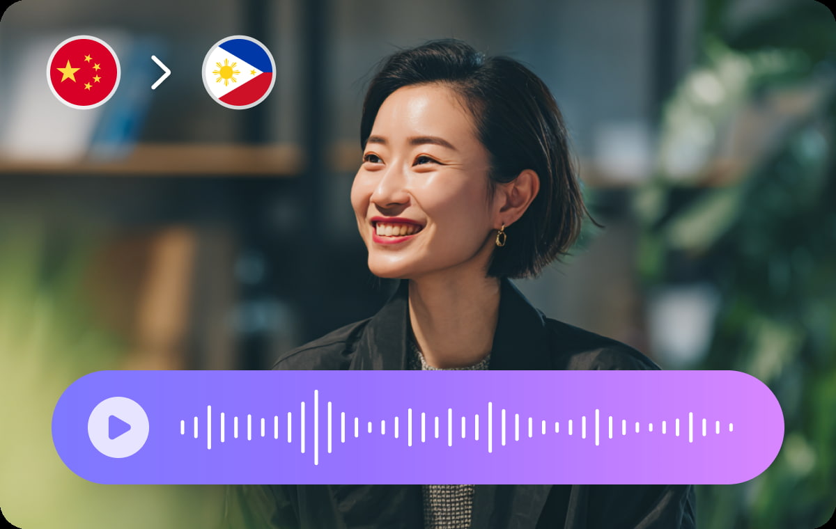 Smart Voice Editor for Chinese to Tagalog Voice Translator