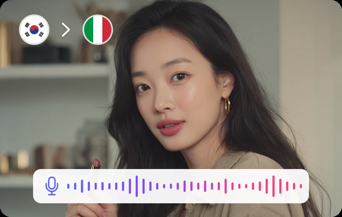 Traduzione fluida di audio e video dal tedesco all’italiano