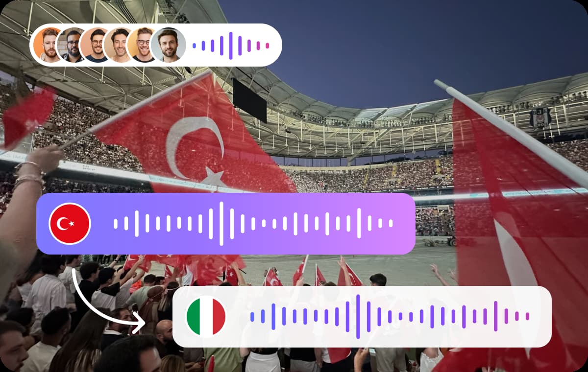 Traduzione fluida di audio e video dal tedesco all’italiano