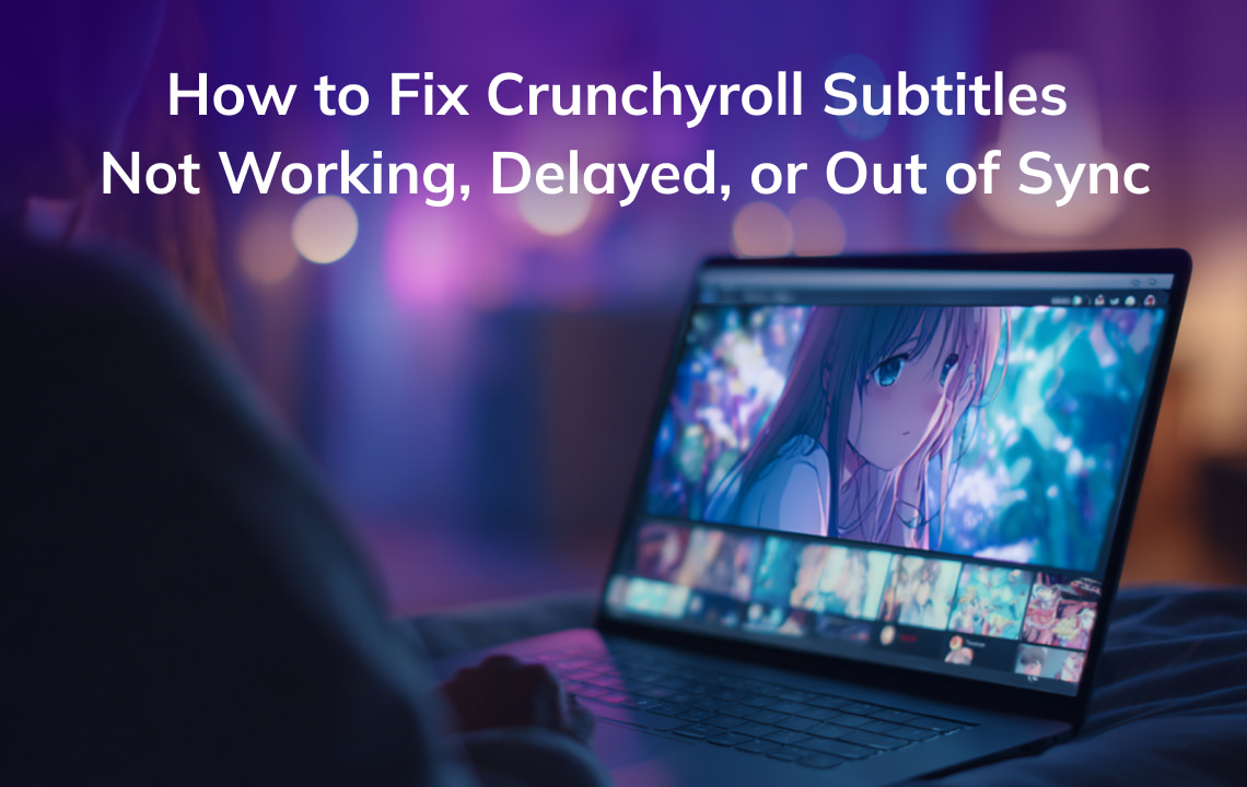 blog crunchyroll subtitles not working delayed or out of sync