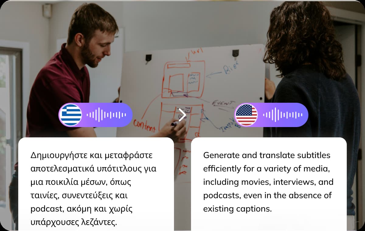 Advanced Language Recognition for Greek to English Audio Translation