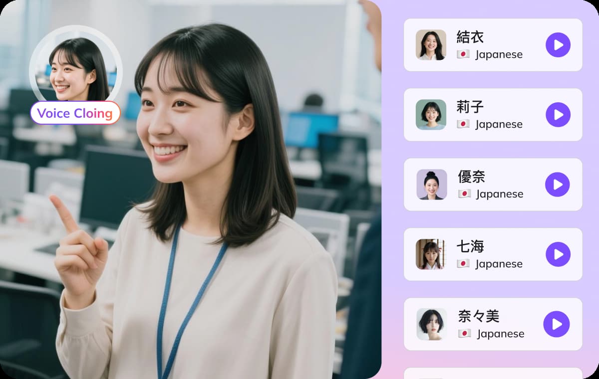 Traduzione audio multilingue con 7000+ voci e export in MP3