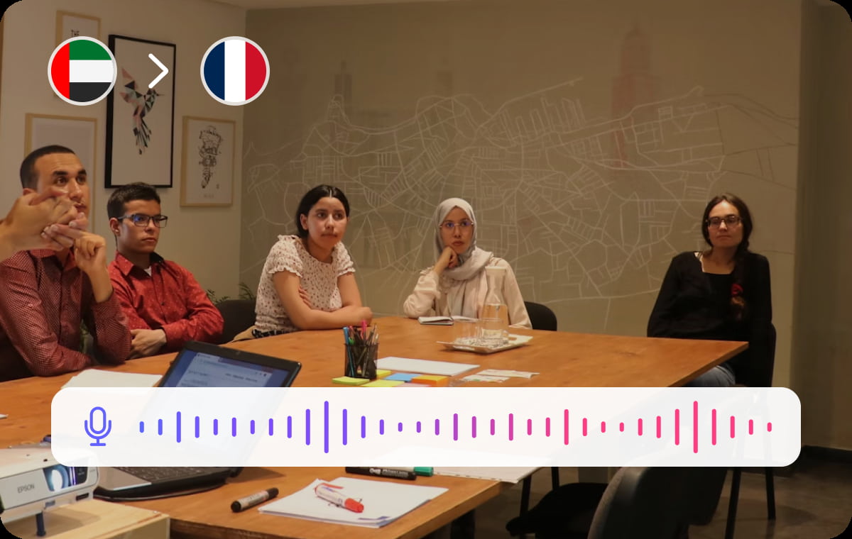 Traduction arabe français audio fidèle et naturelle