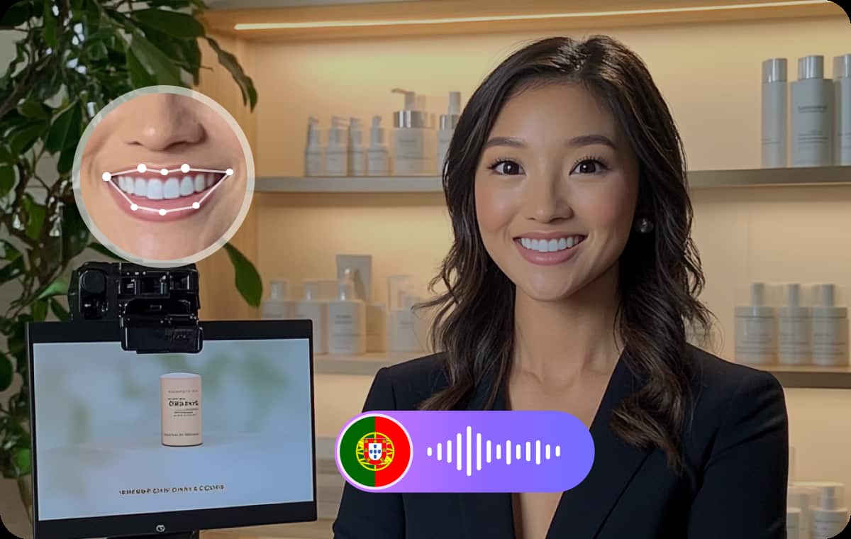 Authentic English to Portuguese Lip-Sync Technology