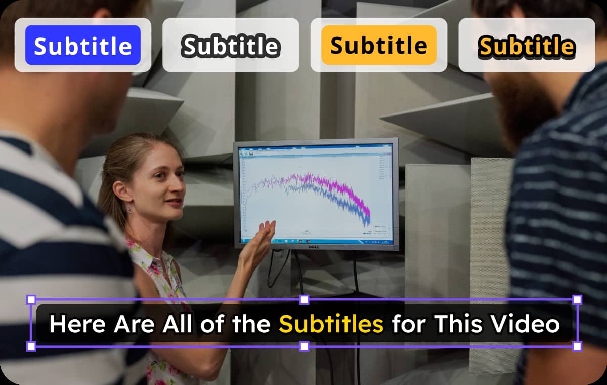 Automatic Subtitle Generation & Seamless Voiceovers