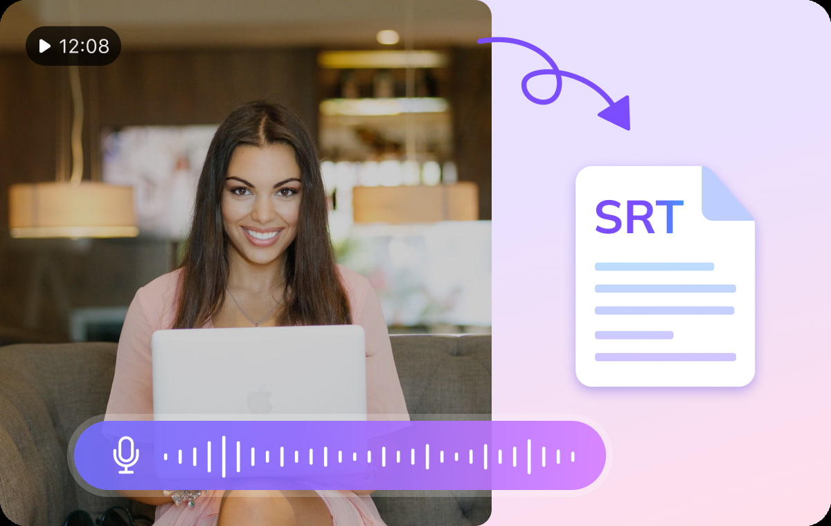 Converter MP4 para SRT com precisão de IA