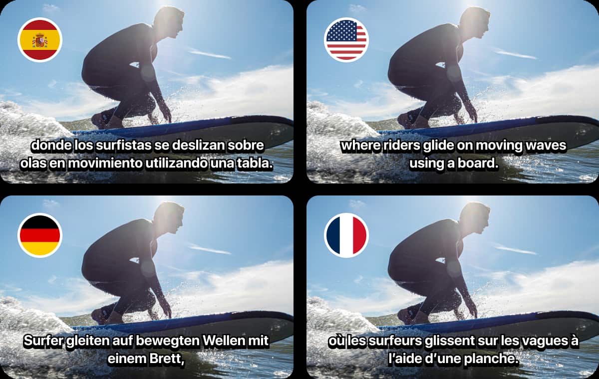 Edite, traduza e exporte legendas instantaneamente