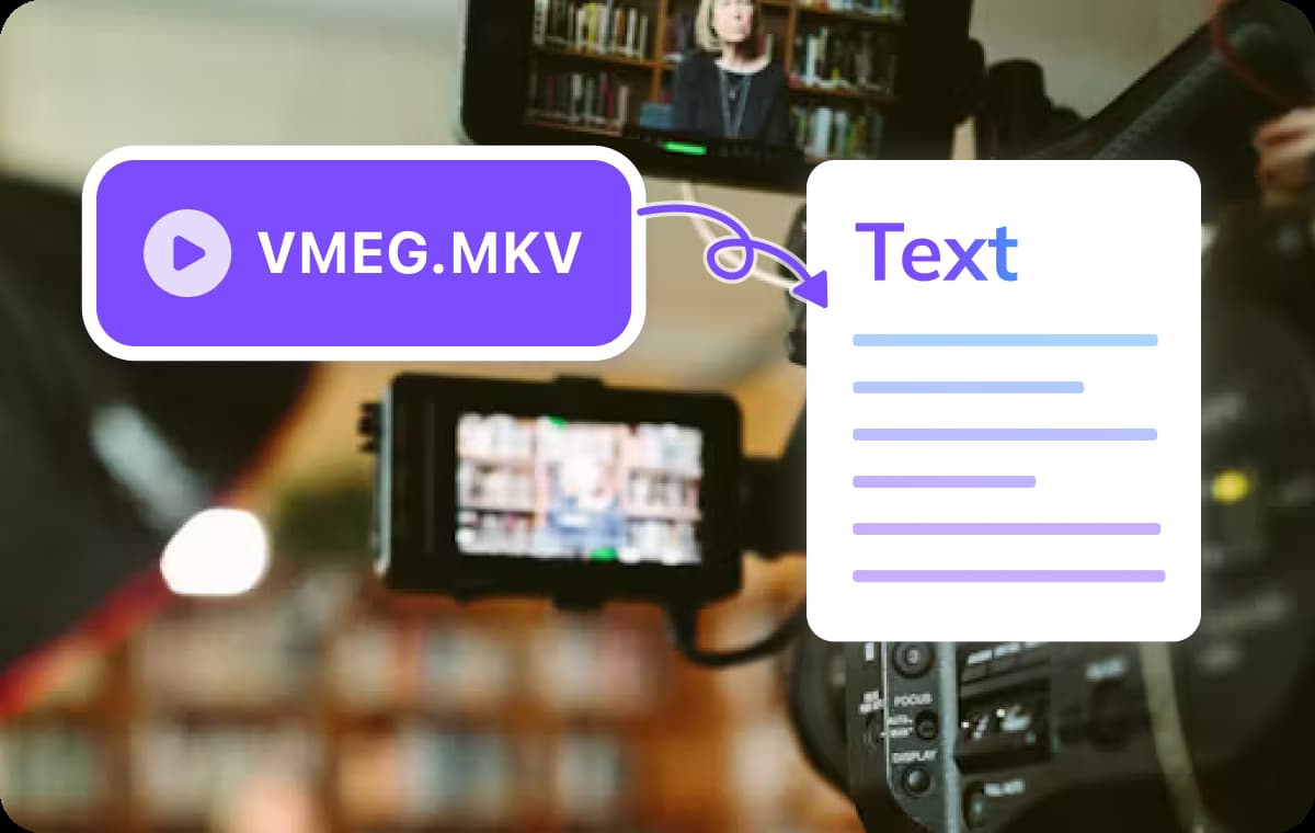 Convert MKV Files to Text Instantaly with AI