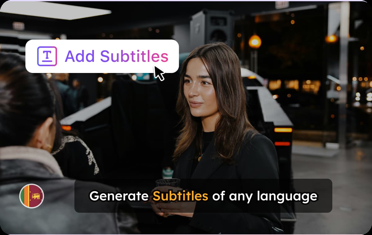 Create Accurate Sinhala Subtitles Instantaly with AI
