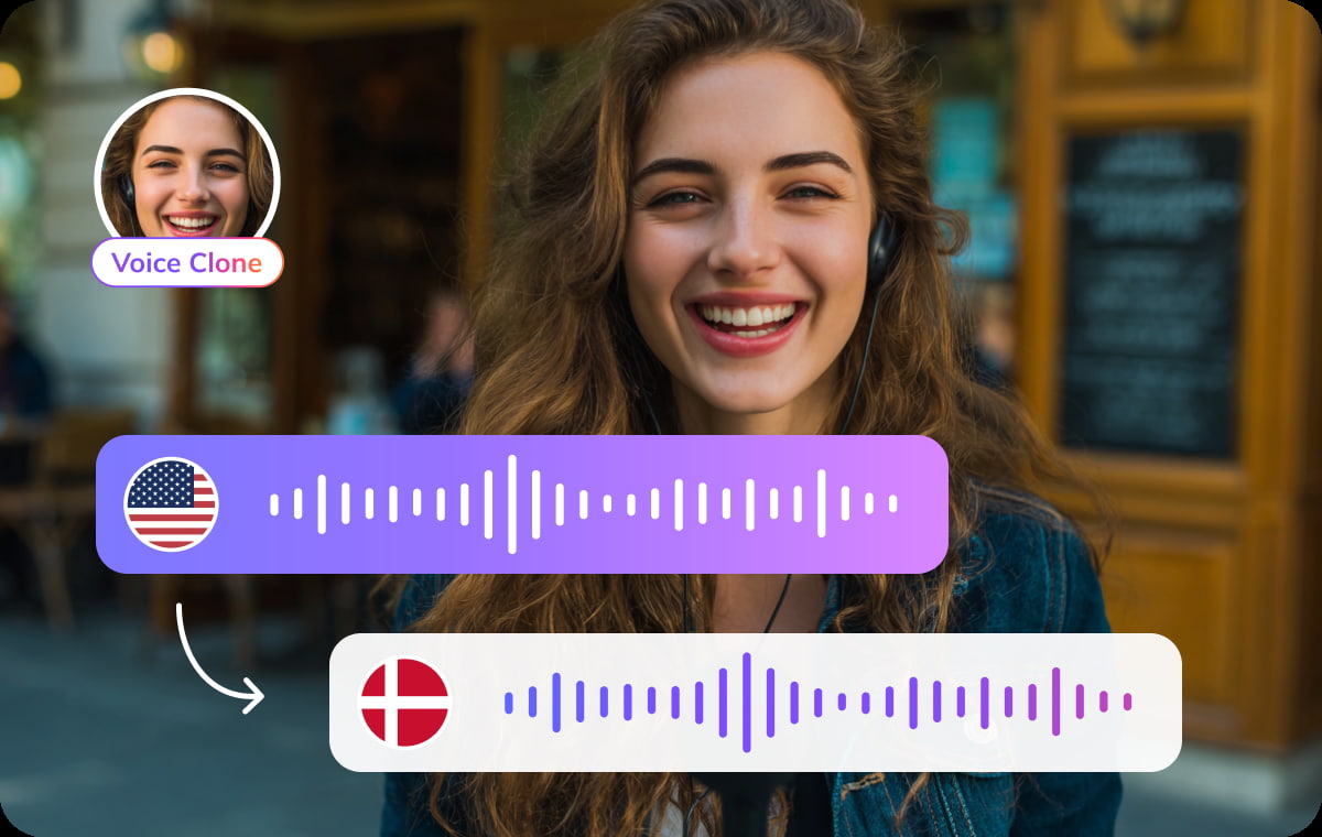 Advanced Voice Cloning That Brings Your English Voice to Life in Danish