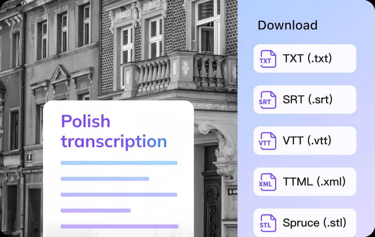 Export Polish Transcripts However You Need Them