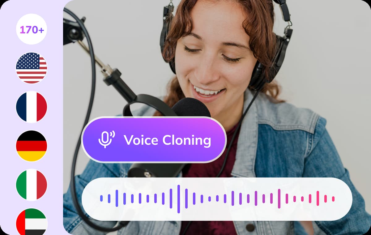 170以上の言語に対応した音声クローンツール