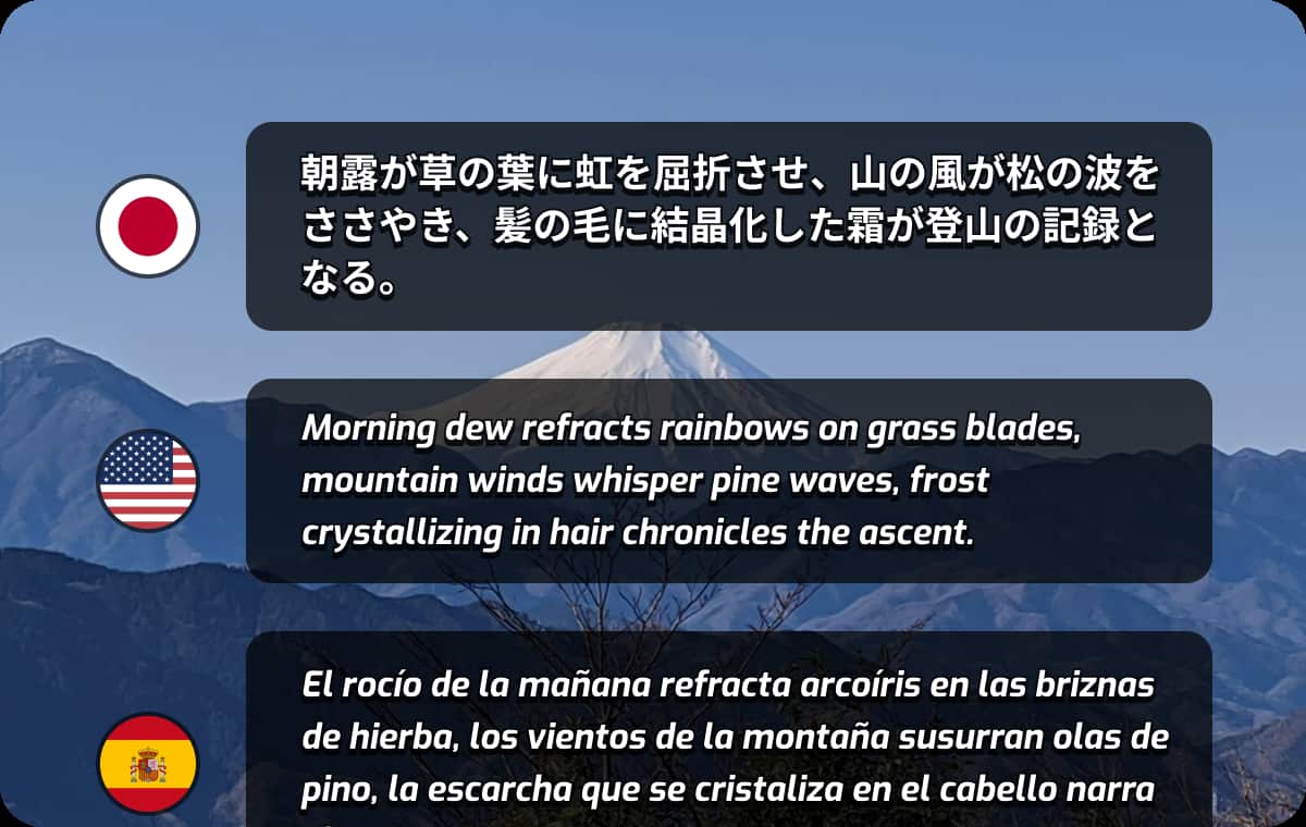 支持170 种语言字幕生成和翻译，快速下载为字幕SRT文件