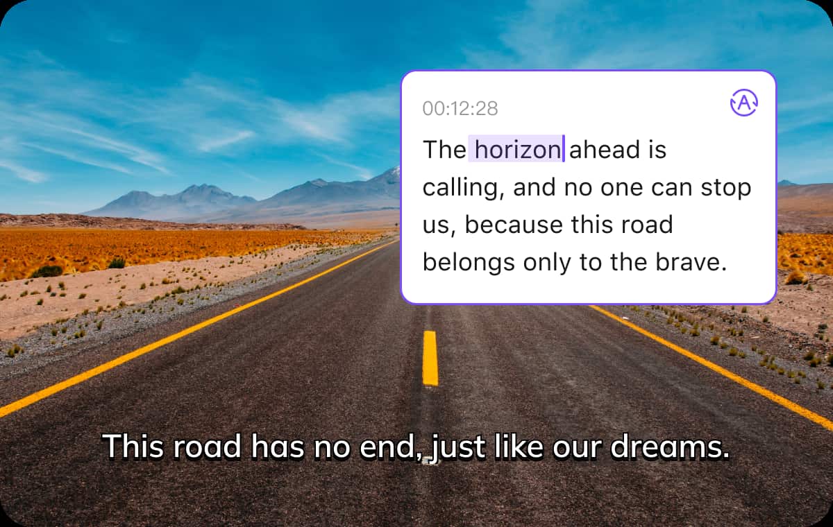 高速 & 高精度のAI映画翻訳