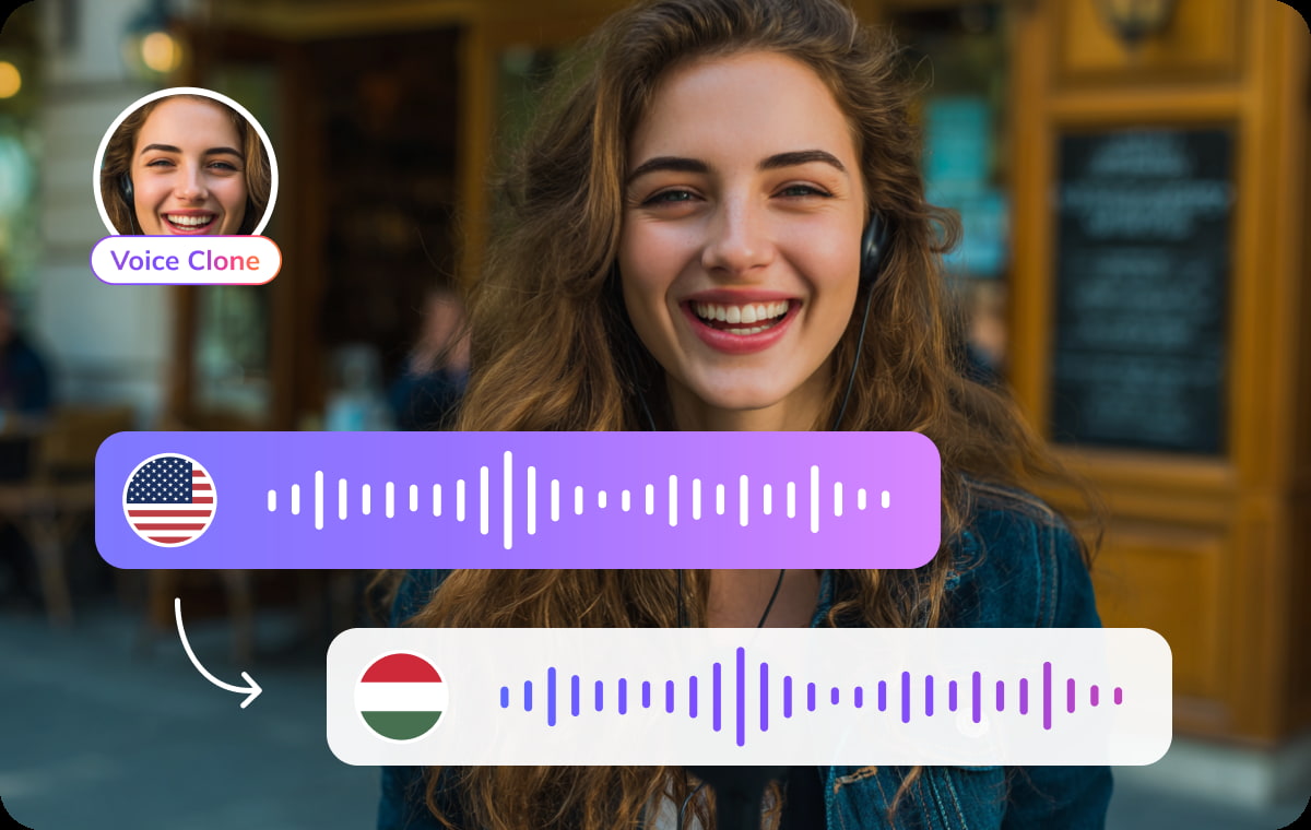 Voice Cloning from English to Hungarian