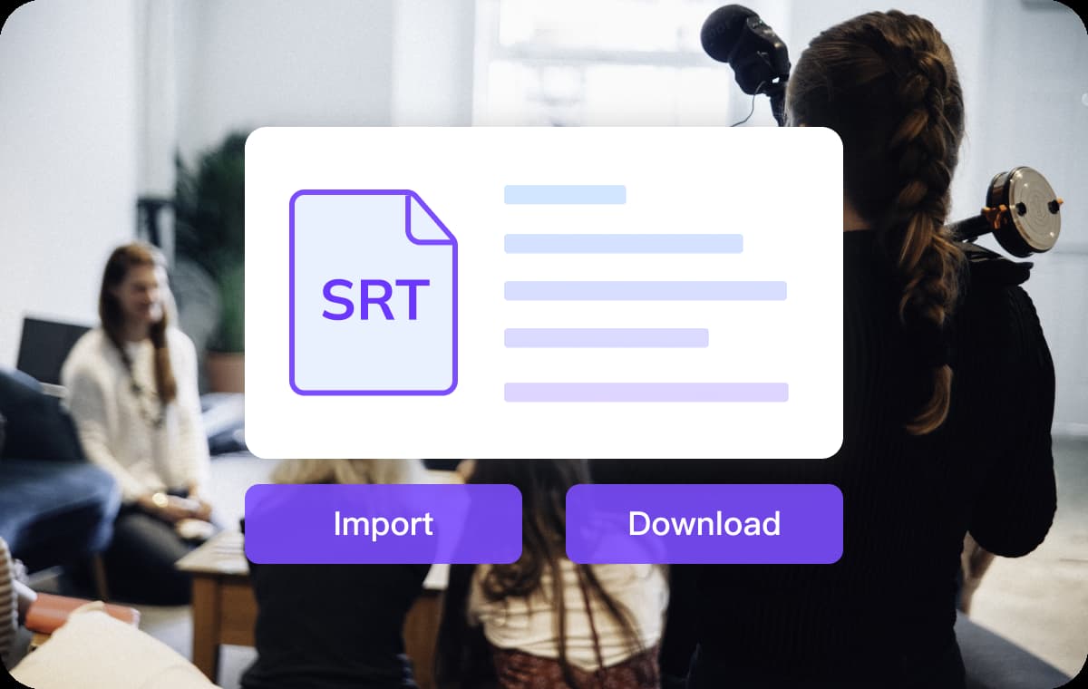 استيراد وتنزيل ملفات SRT