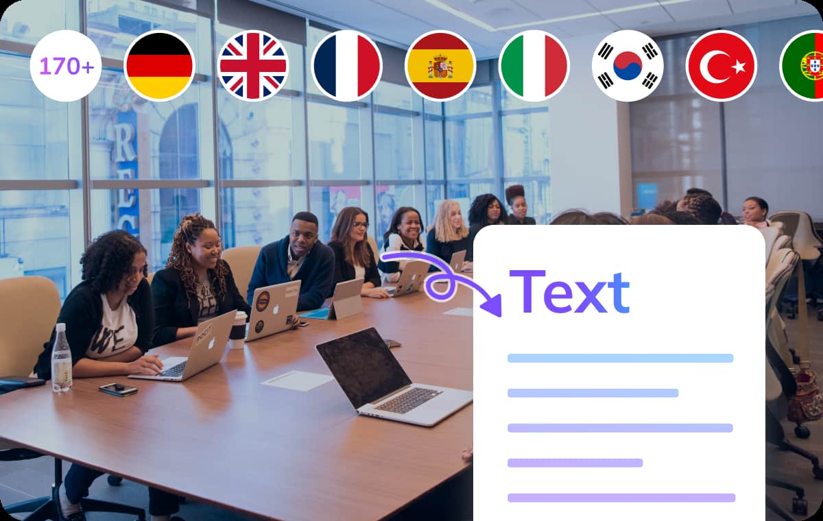 Supports 170+ Languages and Multilingual Meeting Transcription