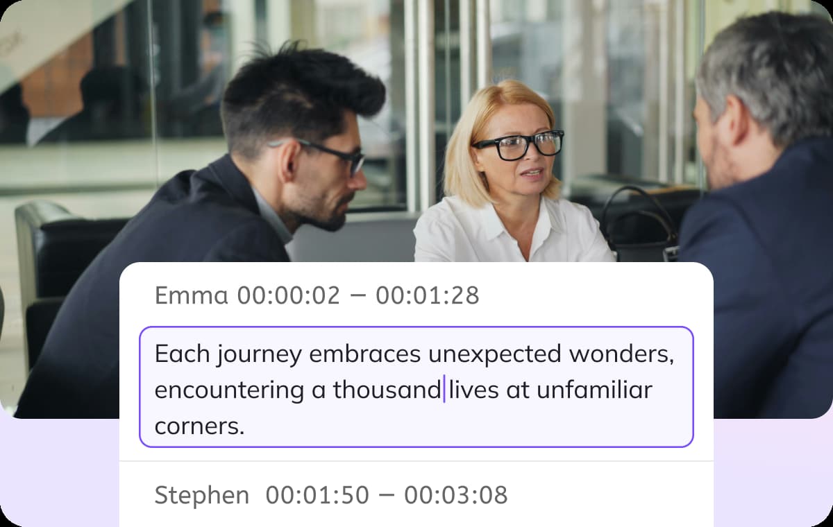 MOV Transcript Editing and Customization