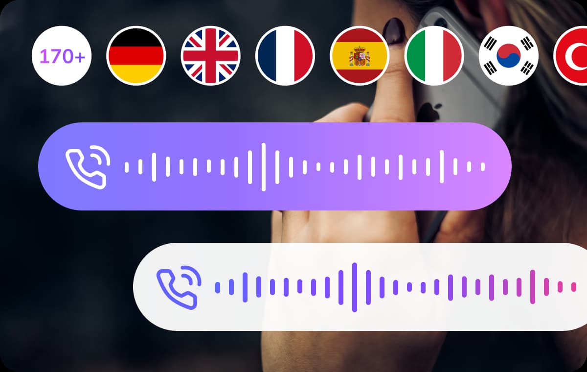 يدعم التعرف على اللغات المتعددة ويقدم أكثر من 170 خيارًا للترجمة.