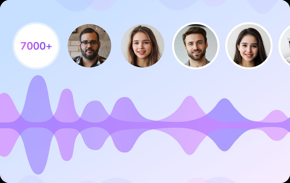 170+语言的 AI 配音，7000+个声音