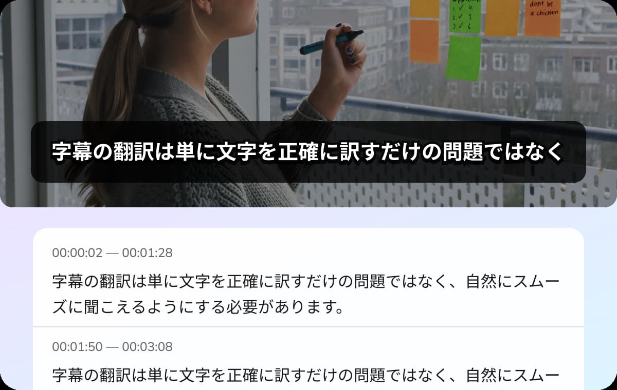 Natural-Looking Japanese Subtitles – Just Like a Native Wrote Them