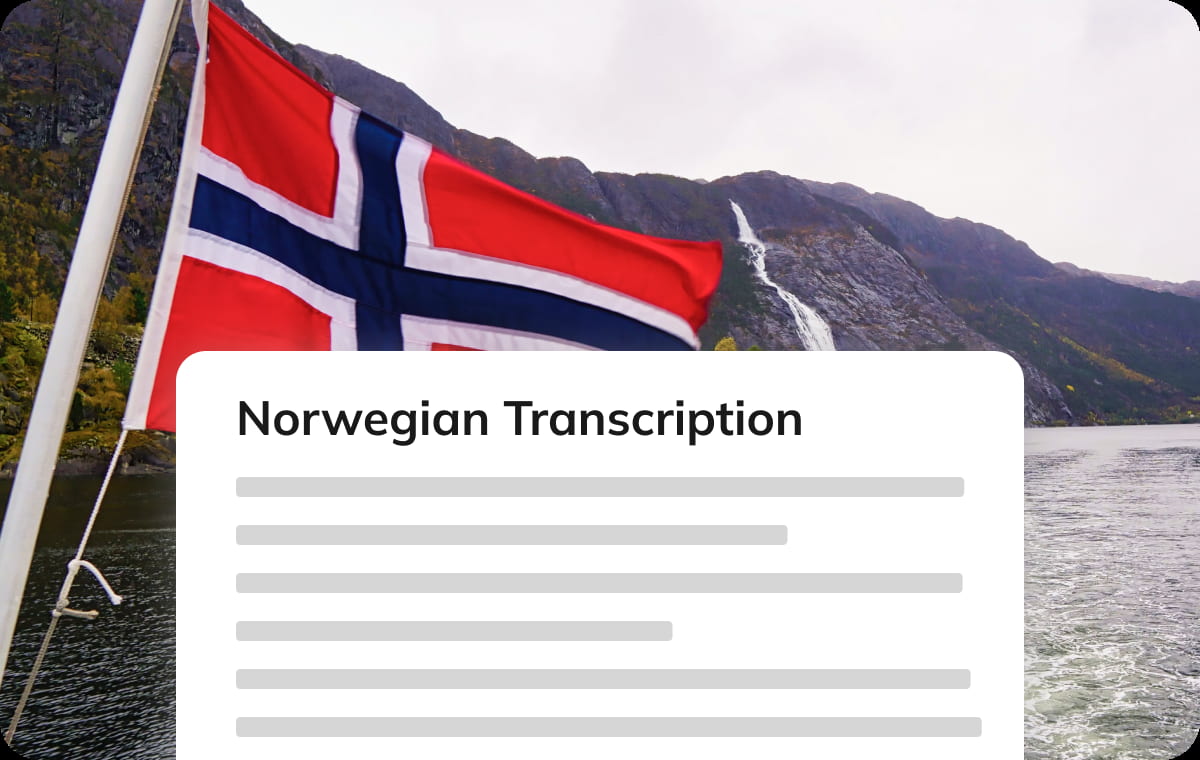 Automatic Transcription in Norwegian, Done in Minutes
