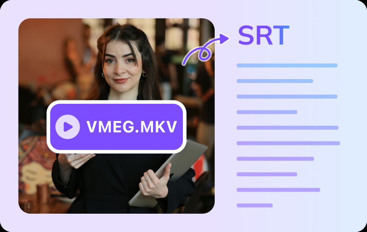 Conversão de MKV para SRT com um clique e gratuita