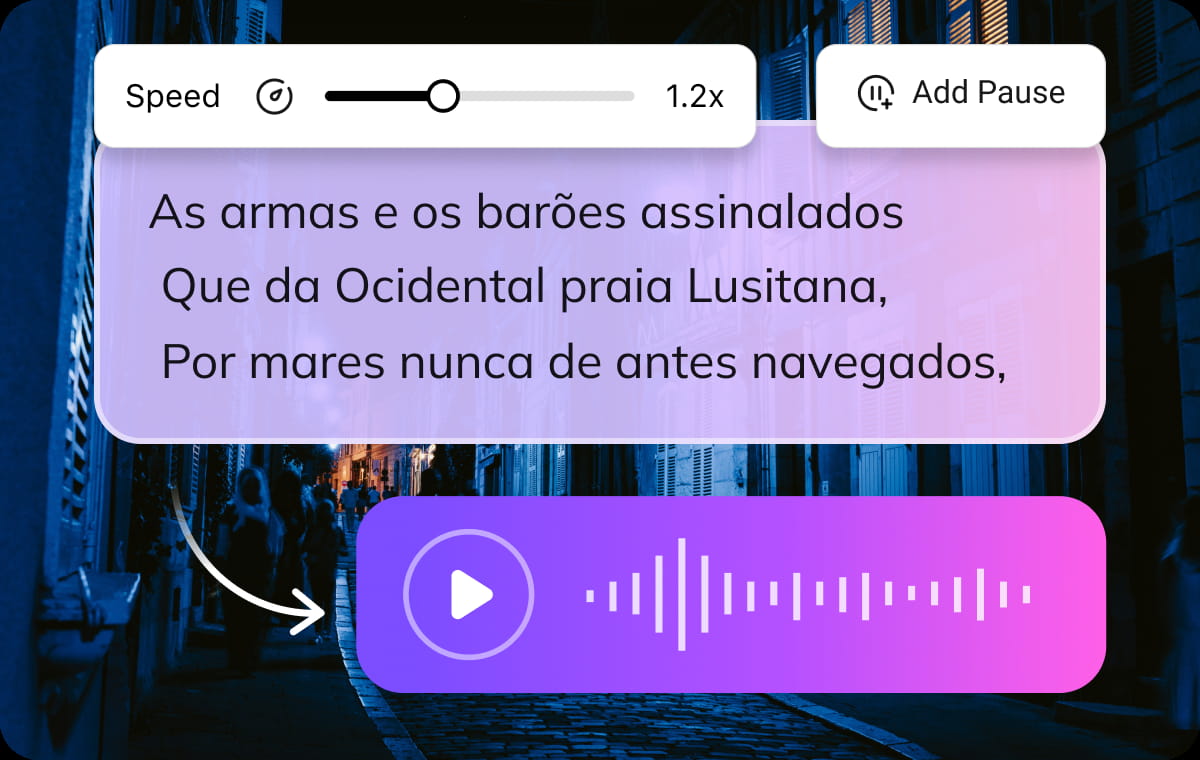 Natural Portuguese Text to Speech Voices