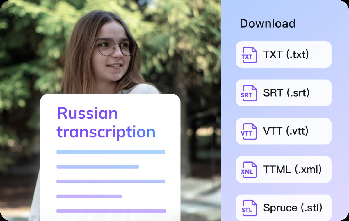 Private, Secure & Fast Russian Transcription