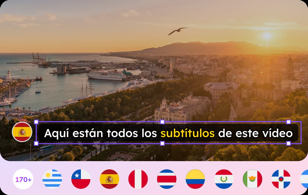 Translate and Customize AVI Subtitles in 170+ Languages