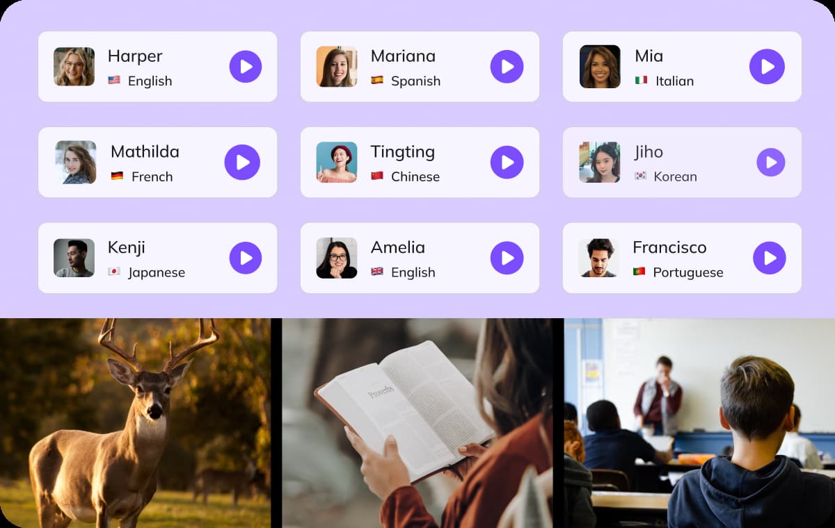 7,000+ Realistic Voices for Every Story