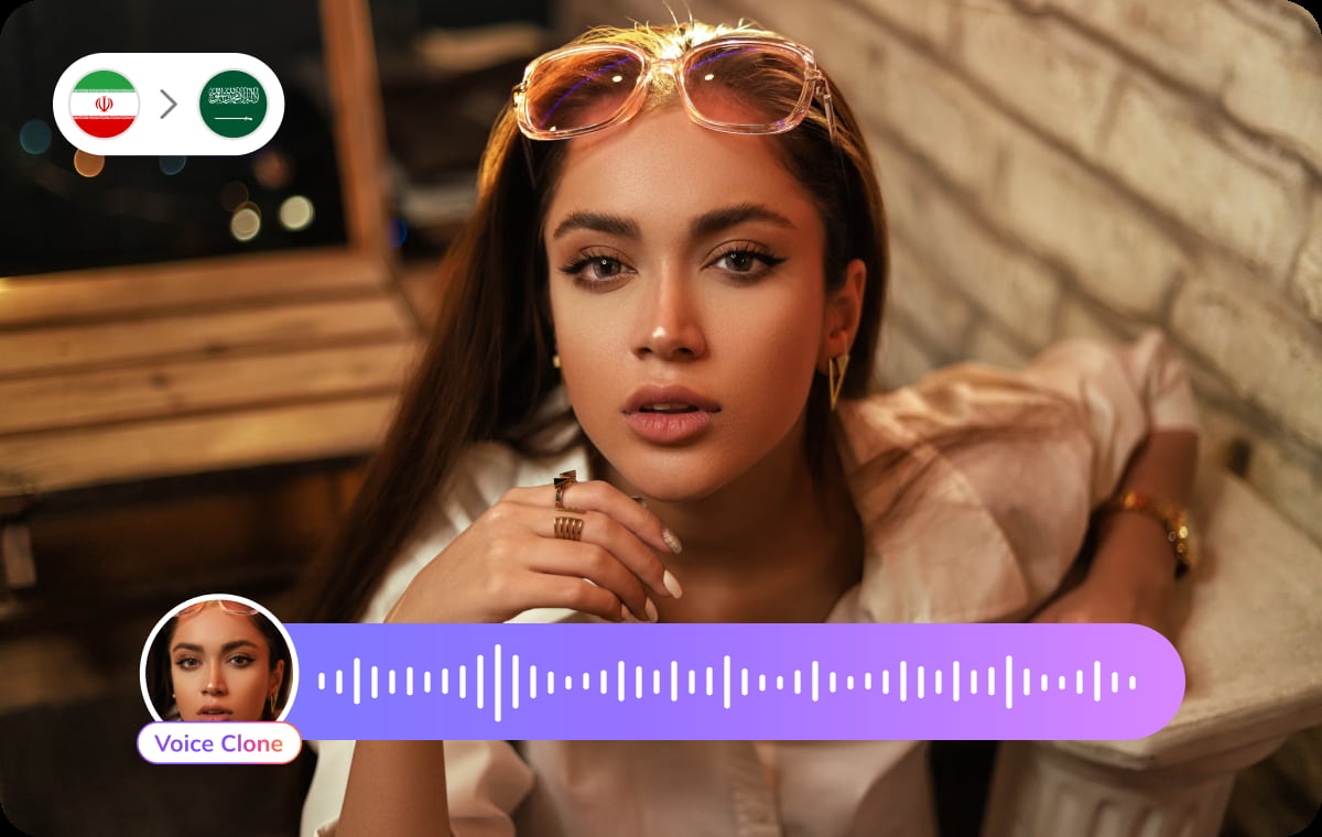 Translate Persian to Arabic Audio with 170+ Language Support