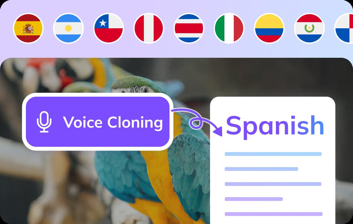 Voice Cloning from French to Spanish