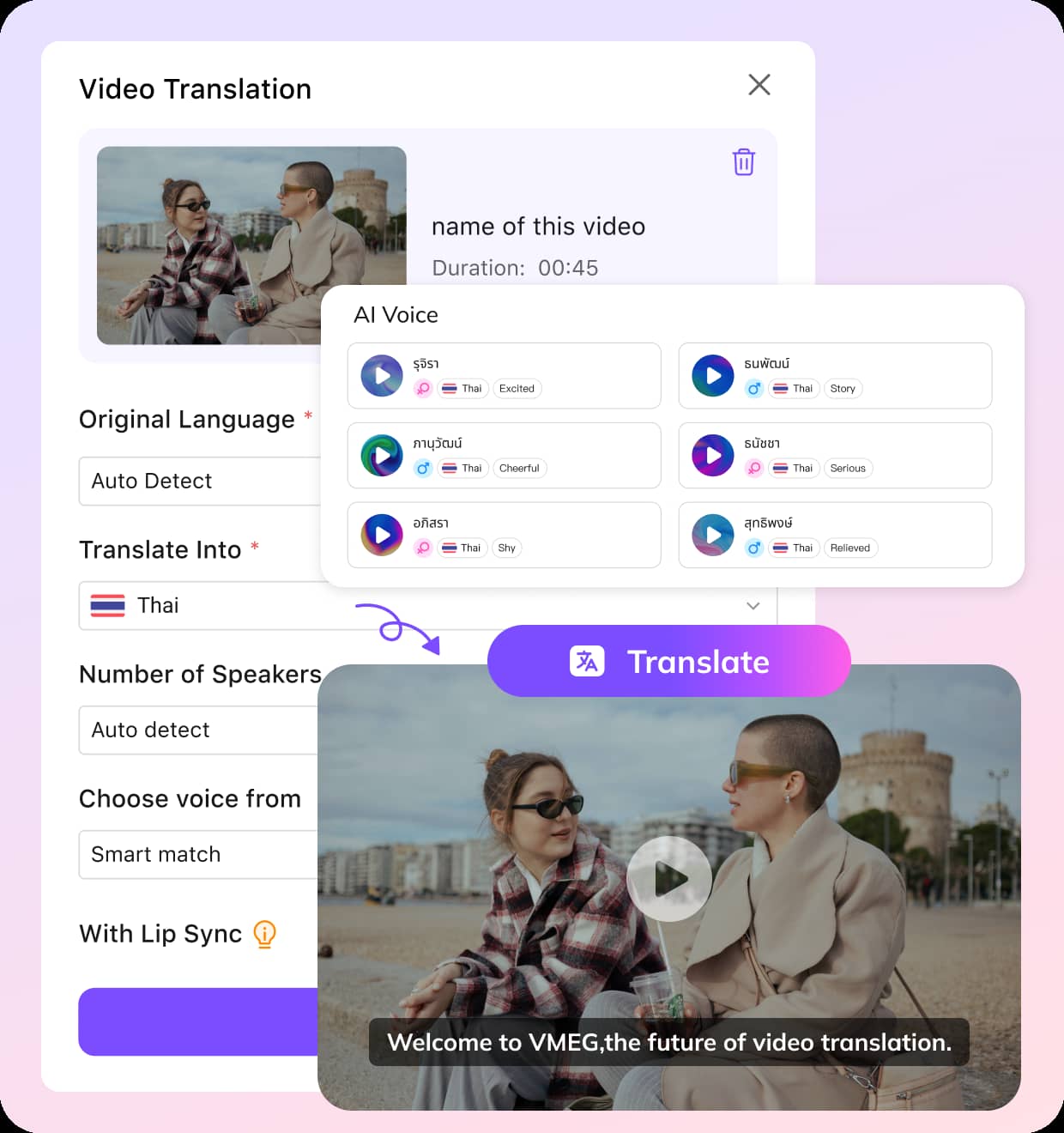 How to Translate a Video from English to Thai