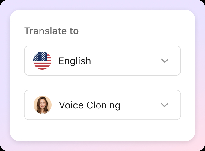 Translate Your Video