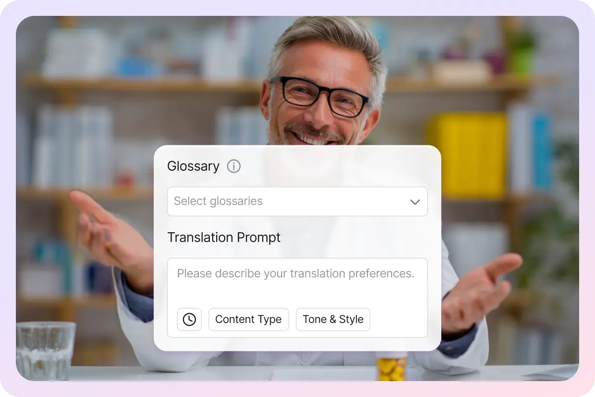 Custom Glossary for Technical Accuracy