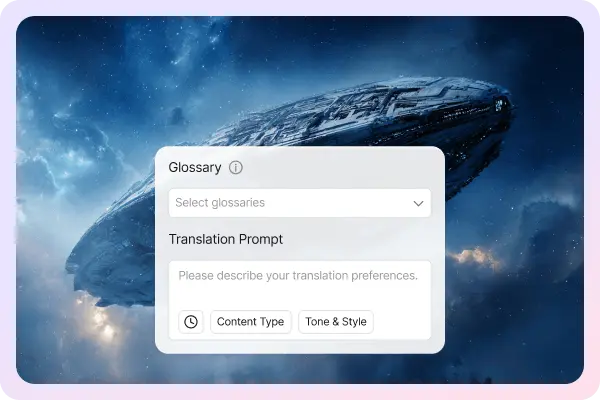 Context-Aware Localization with Custom Prompts & Glossaries