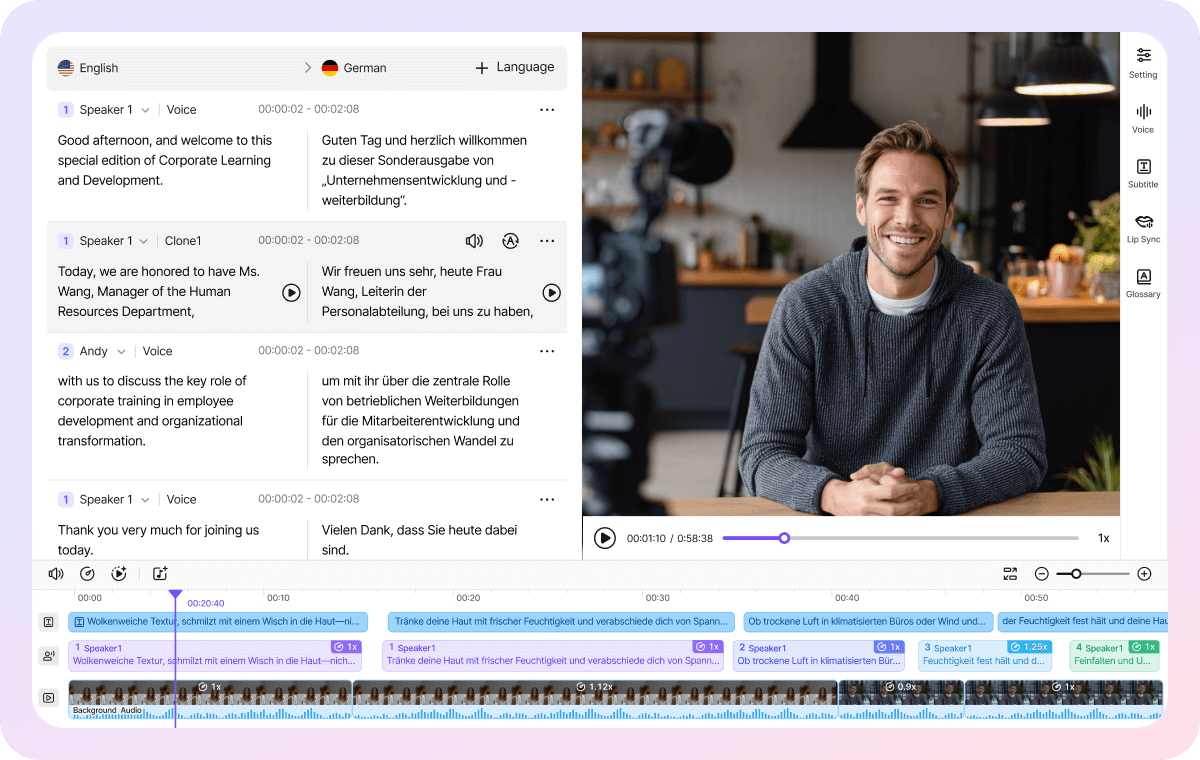 Efficient Workflow with Unlimited Integrated Proofreading