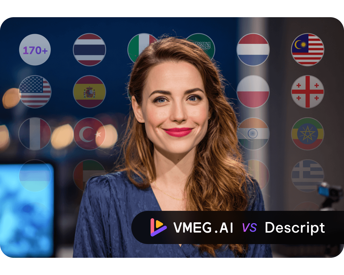 VMEG AI vs Descript