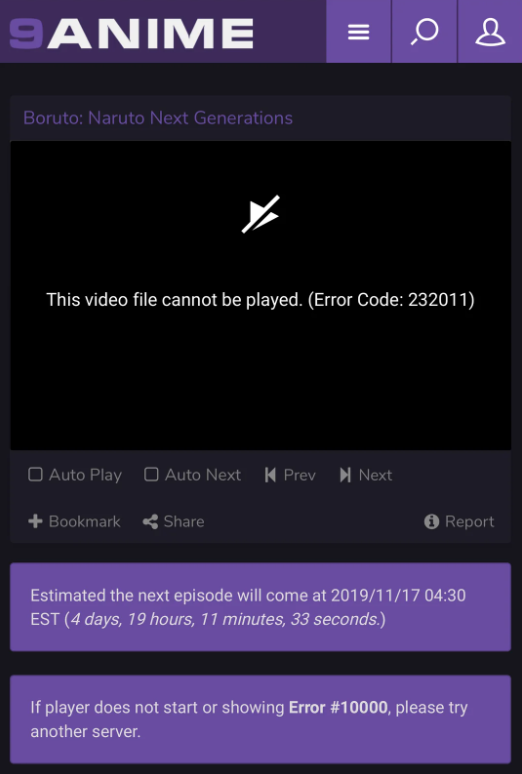 9anime Not Working Issue