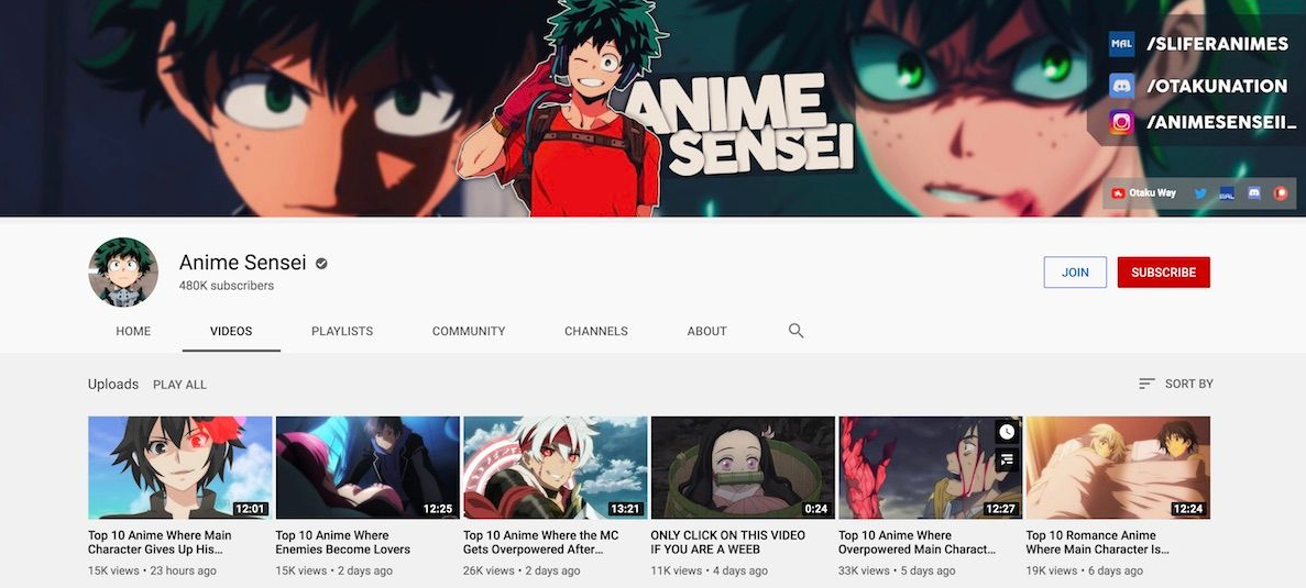 Watch Anime in Spanish Dub on YouTube