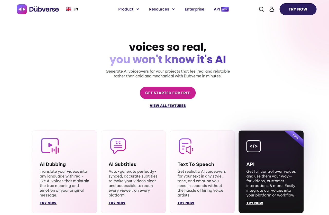 Best AI Dubbing Tool - Dubverse