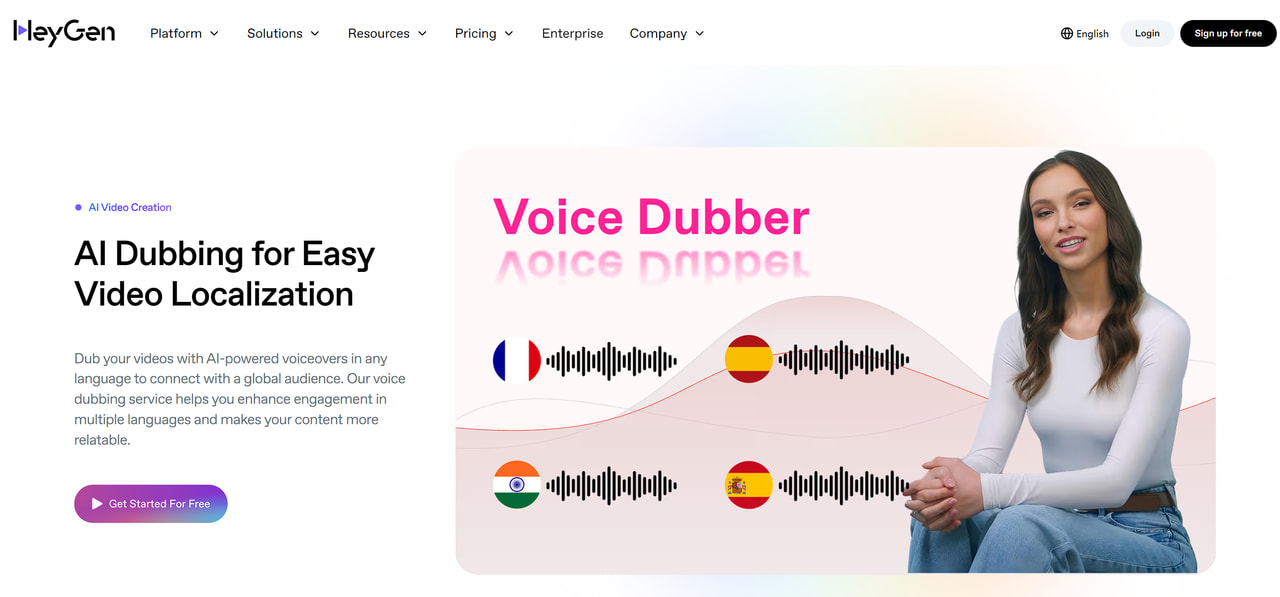 Best AI Dubbing Tool - Heygen