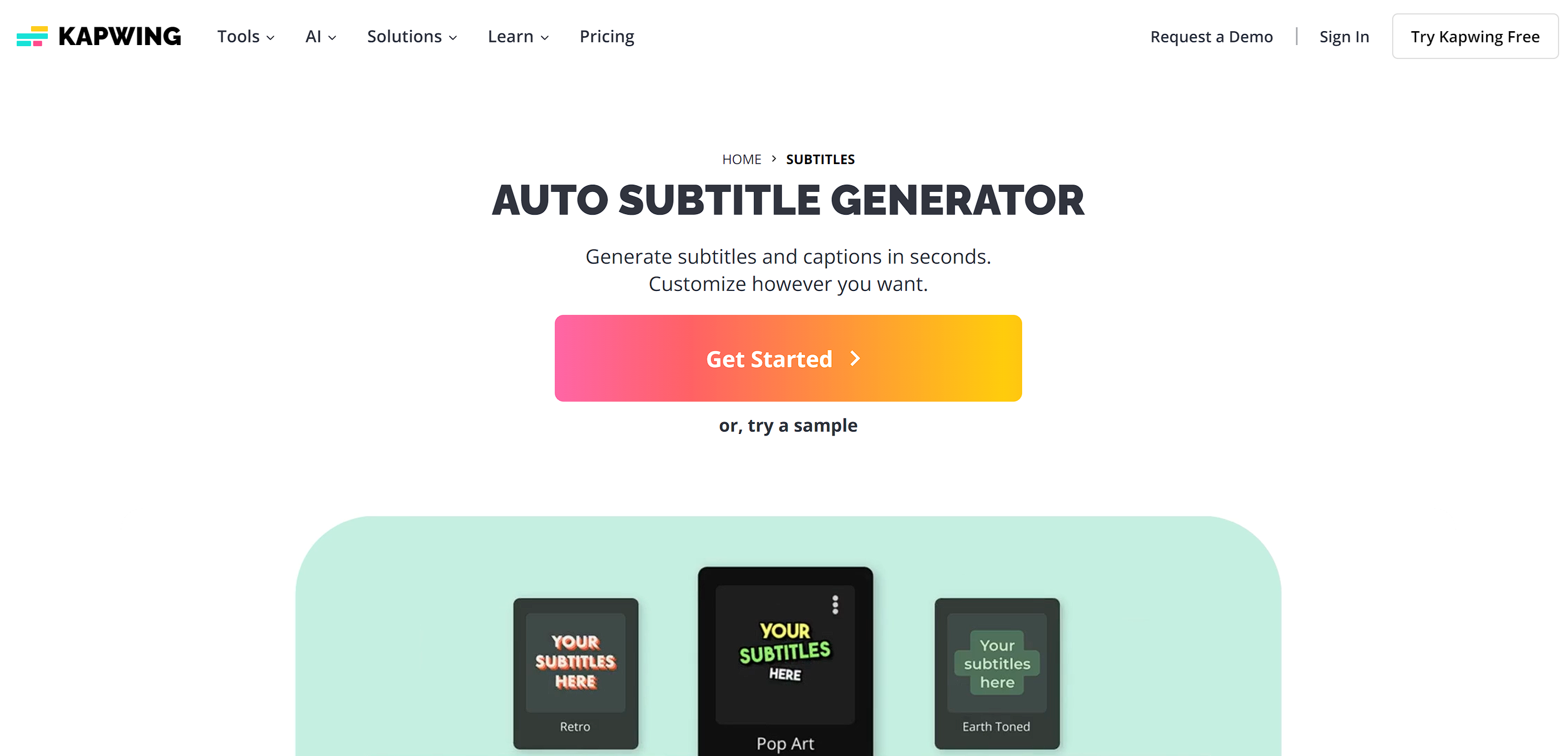 Best AI Subtitle Generators - Kapwing