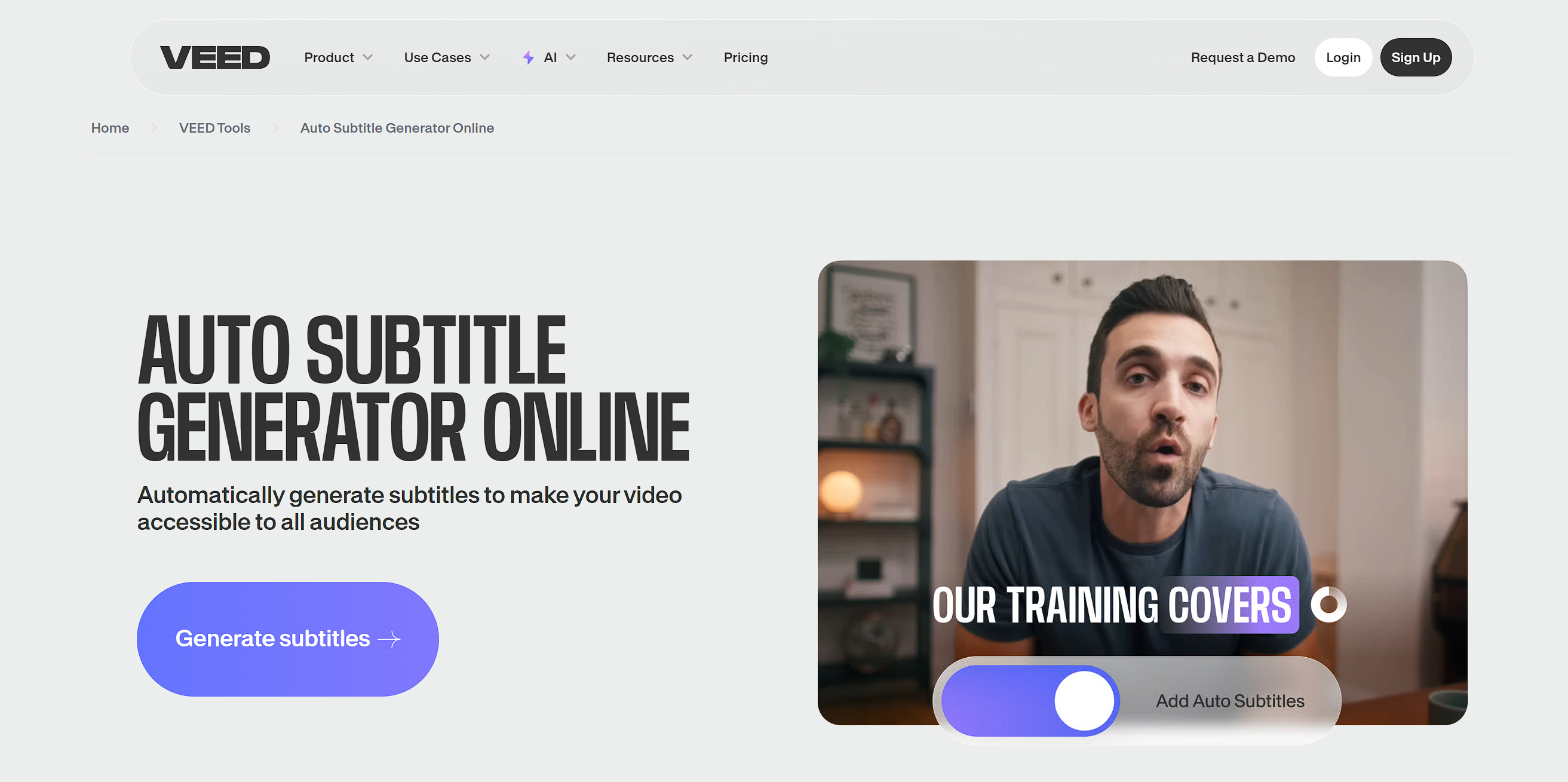 Best AI Subtitle Generators - VEED IO