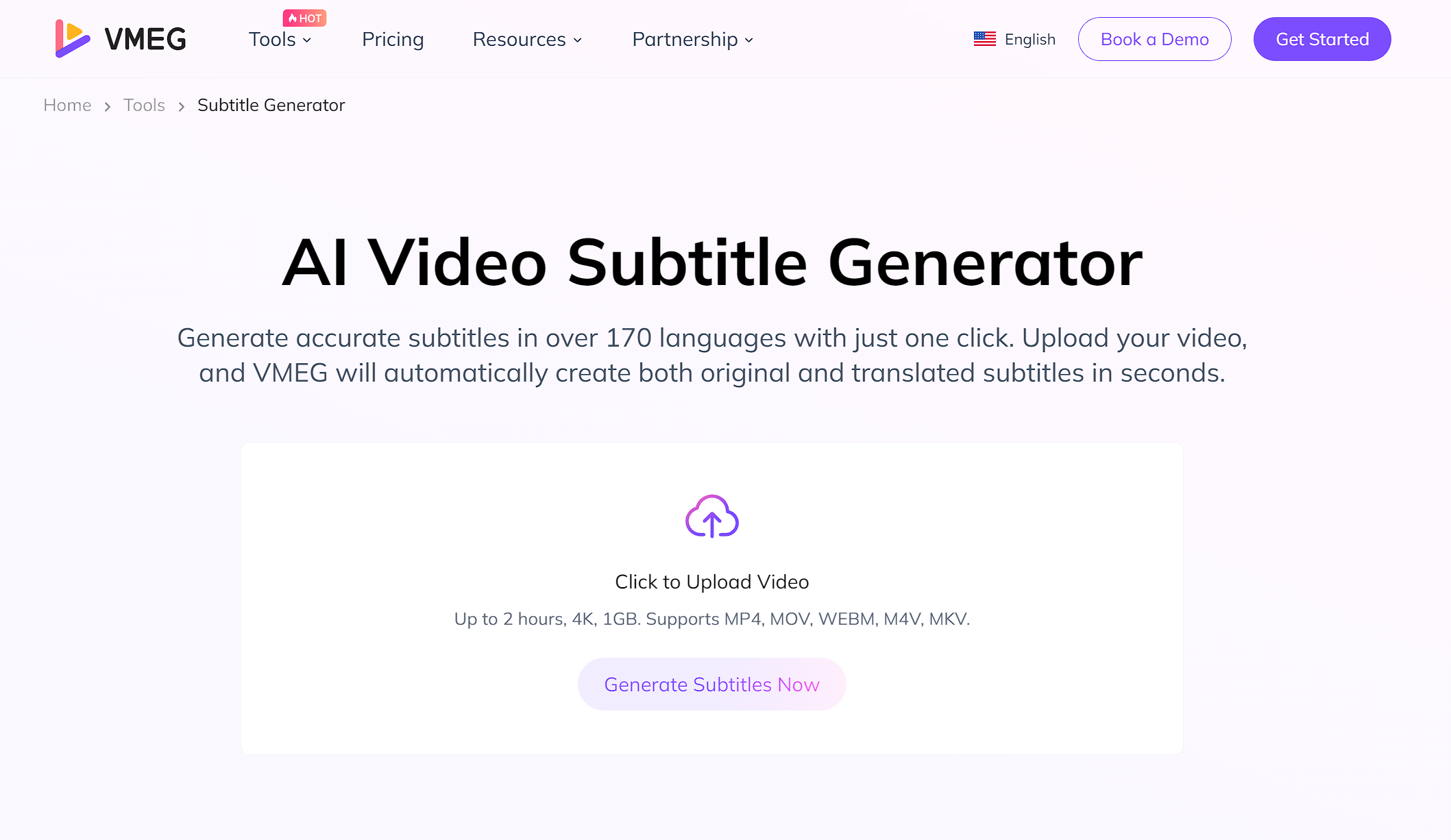 Best AI Subtitle Generators - VMEG AI