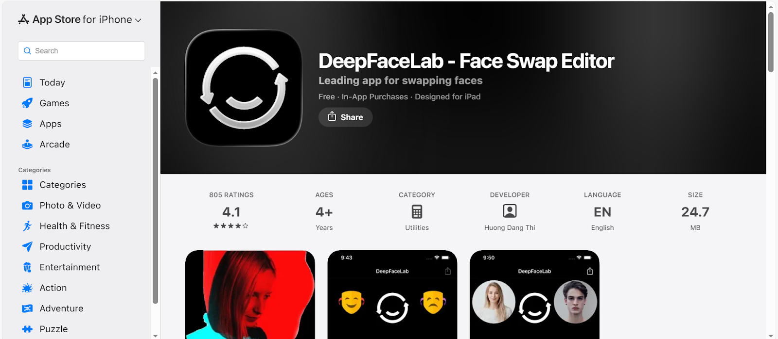 deepfacelab app