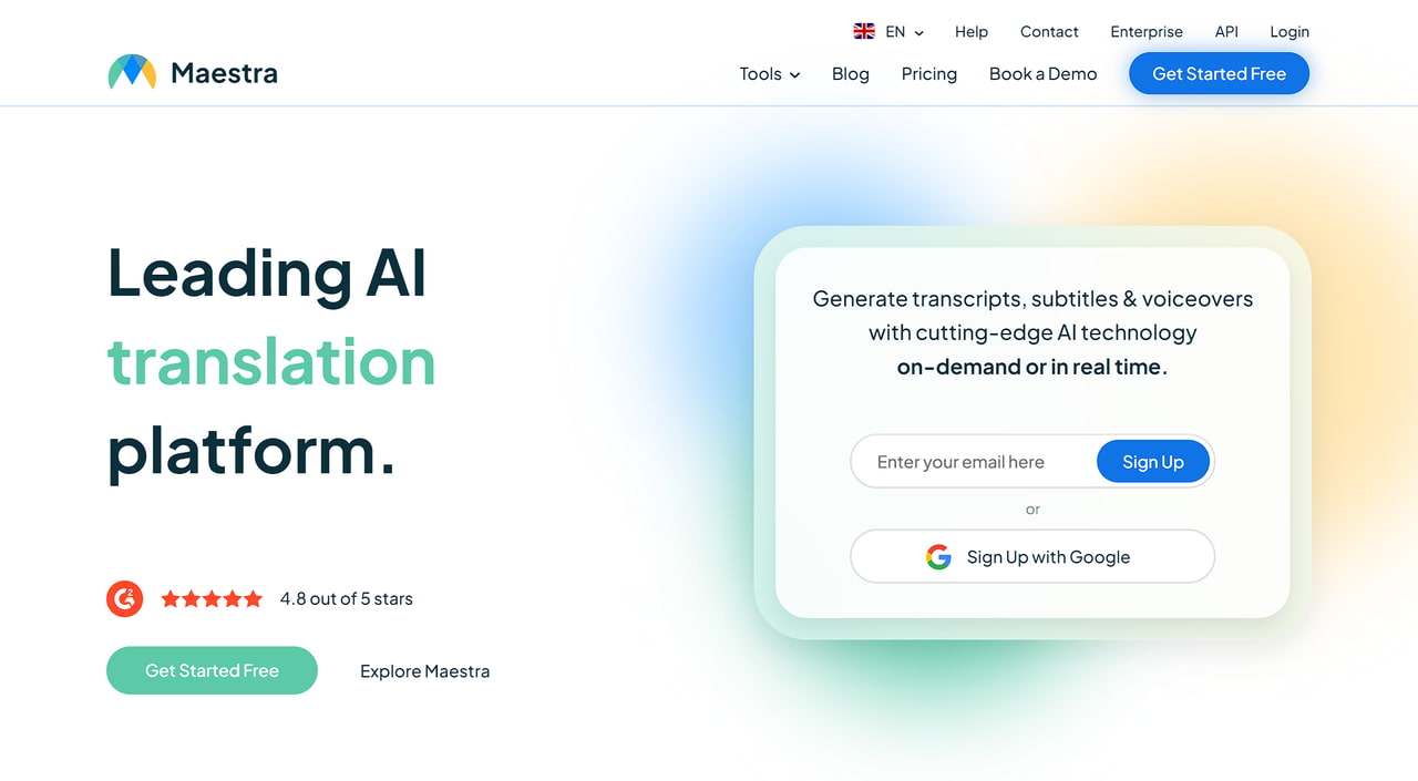 Best Voice Cloning Tools - Maestra AI